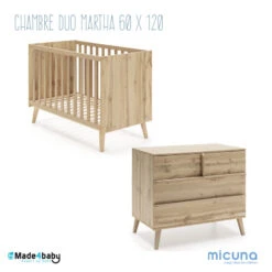 Chambre Duo Martha Avec Lit 60x120 MICUNA