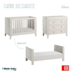Chambre Duo Milenne VOX Blanc