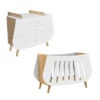 Chambre Duo Trapèze SONGES ET RIGOLADES Blanc/bois -MADE4BABY BOUTIQUE chambre duo trapeze