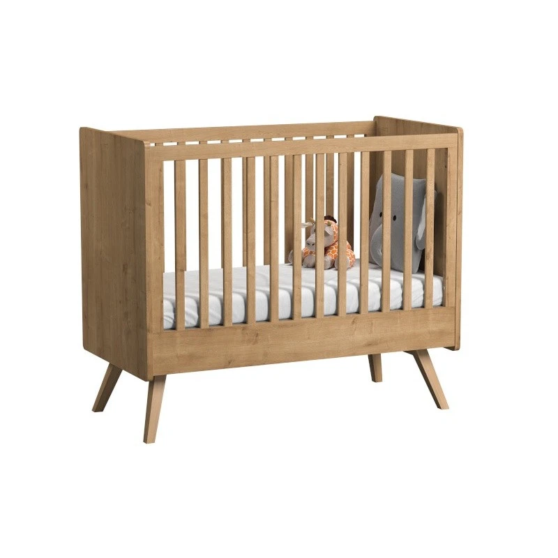 Chambre Duo Vintage Avec Lit 60x120 VOX Bois/blanc 3 Chambre Duo Vintage Avec Lit 60x120 VOX Bois/blanc