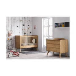 Chambre Duo Vintage Avec Lit 70x140 VOX Bois