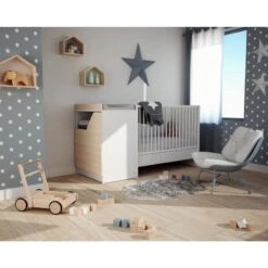 Chambre évolutive Carnaval AT4 Blanc/bouleau -MADE4BABY BOUTIQUE chambre evolutive carnaval 12