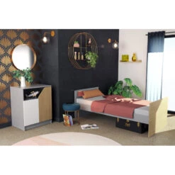 Chambre évolutive Carnaval AT4 Blanc/gris/chêne -MADE4BABY BOUTIQUE chambre evolutive carnaval 7