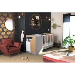 Chambre évolutive Carnaval AT4 Blanc/gris/chêne -MADE4BABY BOUTIQUE chambre evolutive carnaval 8