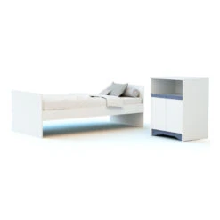 Chambre évolutive Cotillon AT4 Blanc/bleu -MADE4BABY BOUTIQUE chambre evolutive cotillon 2
