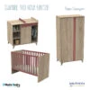 Chambre Trio Avec Lit 60x120 SAUTHON Nova Rose Canyon -MADE4BABY BOUTIQUE chambre trio 60 nova rose