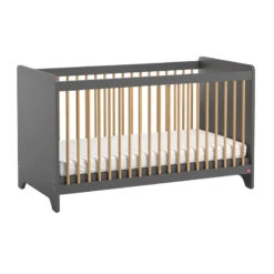 Chambre Trio Avec Lit 70x140 Leaf VOX Graphite Bois -MADE4BABY BOUTIQUE chambre trio 70 leaf 9