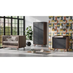 Chambre Trio 70 X 140 Mid VOX Noir/noix