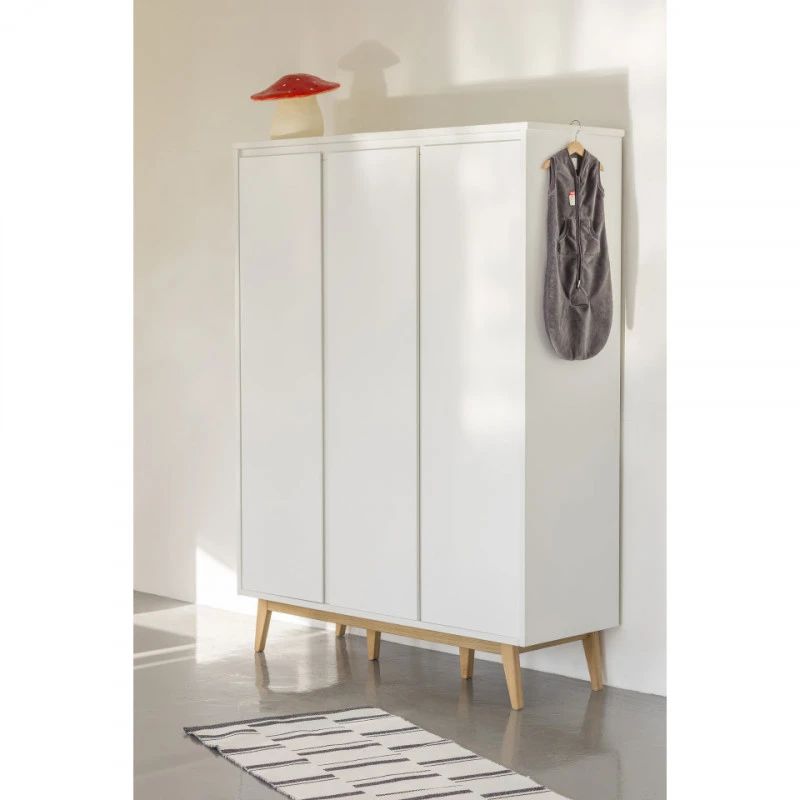 Chambre Trio Avec Lit 60x120 Transformable PERICLES Pure Blanc 11 Chambre Trio Avec Lit 60x120 Transformable PERICLES Pure Blanc – Image 9