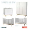 Chambre Trio Avec Lit 70x140 Transformable PERICLES Pure Blanc -MADE4BABY BOUTIQUE chambre trio avec lit 70x140 transformable pericles pure blanc