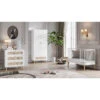 Chambre Trio Canne Avec Lit Paris VOX Blanc -MADE4BABY BOUTIQUE chambre trio canne avec lit paris vox blanc