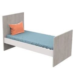 Chambre Trio Avec Little Big Bed 70x140 SAUTHON Nova Gris Loft -MADE4BABY BOUTIQUE chambre trio lbb nova gris perdrix 2