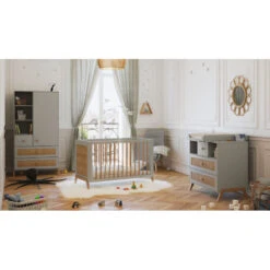 Chambre Trio Marélia Avec Lit 60x120 THEO Lune