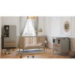 Chambre Trio Marélia Avec Lit 70x140 THEO Lune