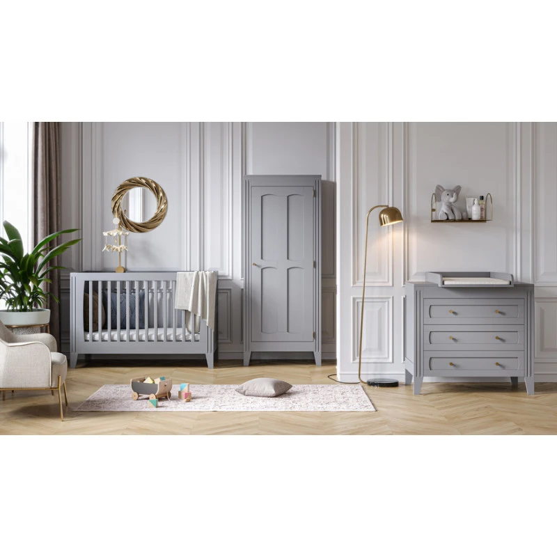 Chambre Trio Milenne VOX Gris Clair 9 Chambre Trio Milenne VOX Gris Clair – Image 7