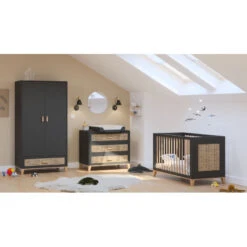 Chambre Trio Nami Avec Lit 60x120 THEO Onyx