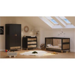 Chambre Trio Nami Avec Lit 70x140 THEO Onyx
