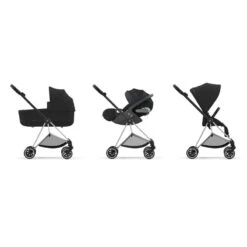 Châssis Poussette Mios 3 CYBEX Chrome Black -MADE4BABY BOUTIQUE chassis poussette mios 30 cybex chrome black 7