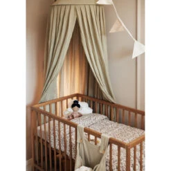 Ciel De Lit Vintage 245cm JOLLEIN Olive Green Basic 8 Ciel De Lit Vintage 245cm JOLLEIN Olive Green Basic -MADE4BABY BOUTIQUE ciel de lit vintage 245cm jollein olive green basic 2