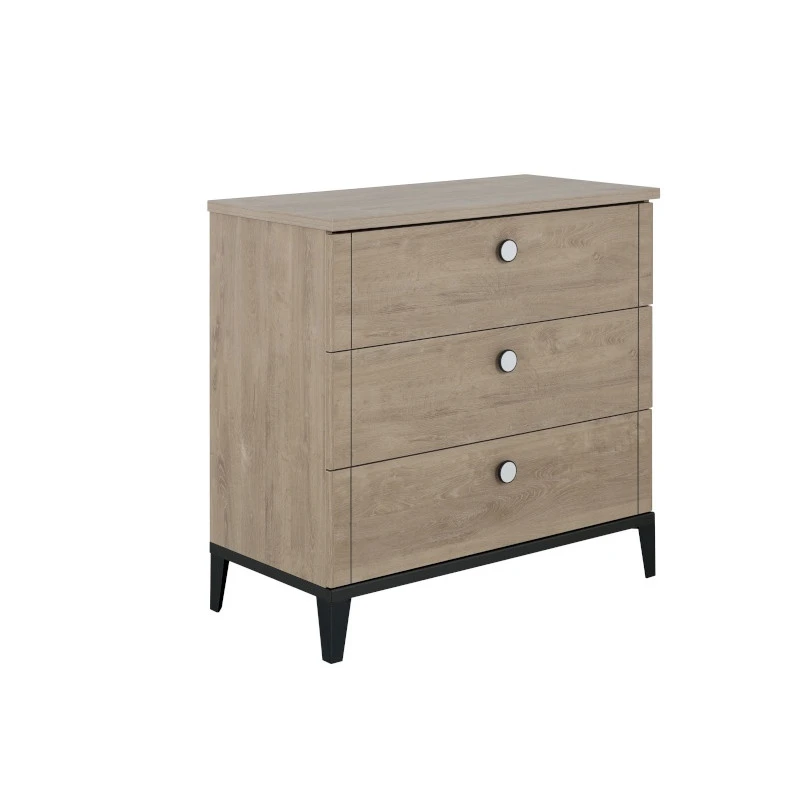 Commode 3 Tiroirs GALIPETTE Marcel Black 3 Commode 3 Tiroirs GALIPETTE Marcel Black