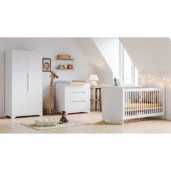 Commode 3 Tiroirs Ova VOX Blanc -MADE4BABY BOUTIQUE commode 3 tiroirs ova vox blanc 3