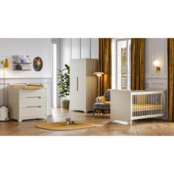 Commode 3 Tiroirs Ova VOX Gris/beige -MADE4BABY BOUTIQUE commode 3 tiroirs ova vox grisbeige 3