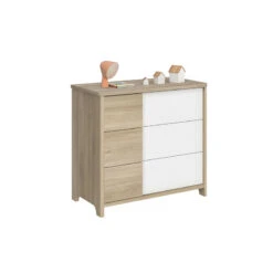 Commode 3 Tiroirs Sacha GALIPETTE Chêne Du Bocage -MADE4BABY BOUTIQUE commode 3 tiroirs sacha galipette chene du bocage 2