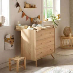 Commode 3 Tiroirs SAUTHON Access Chêne Doré 9 Commode 3 Tiroirs SAUTHON Access Chêne Doré -MADE4BABY BOUTIQUE commode 3 tiroirs sauthon access chene dore 3