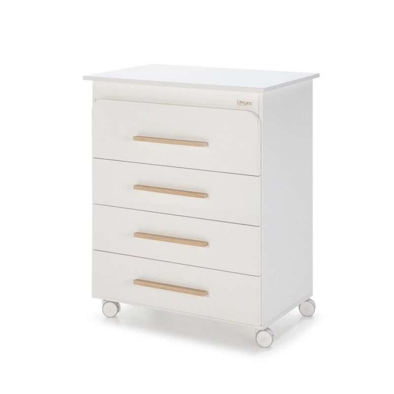 Commode De Bain Trévi MICUNA Blanc/cire Naturelle 4 Commode De Bain Trévi MICUNA Blanc/cire Naturelle – Image 2