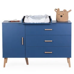 Commode + Plan à Langer CHILDHOME Bold Blue -MADE4BABY BOUTIQUE commode plan a langer childhome bold blue 1