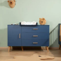 Commode + Plan à Langer CHILDHOME Bold Blue -MADE4BABY BOUTIQUE commode plan a langer childhome bold blue 2