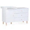 Commode + Plan à Langer CHILDHOME Wonder White