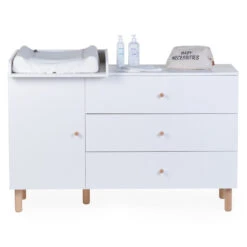 Commode + Plan à Langer CHILDHOME Wonder White -MADE4BABY BOUTIQUE commode plan a langer childhome wonder white 3