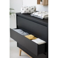 Commode + Plan à Langer PERICLES Pure Noir -MADE4BABY BOUTIQUE commode plan a langer pericles pure noir 2