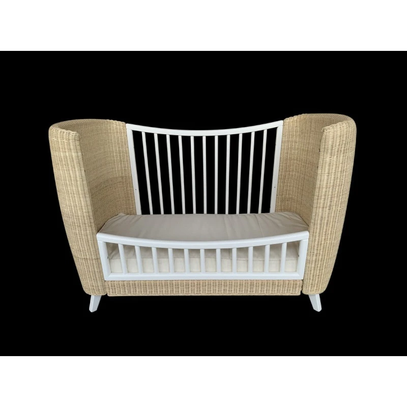 Côté évolutif Pour Lit 60x120 Coquillage THEO Neige 9 Côté évolutif Pour Lit 60x120 Coquillage THEO Neige – Image 7