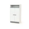 Armoire Cotillon AT4 Blanc/gris -MADE4BABY BOUTIQUE cotillon armoire