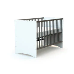 Lit Bébé 60x120 Cotillon AT4 Blanc/taupe -MADE4BABY BOUTIQUE cotillon lit bebe 60x120 10