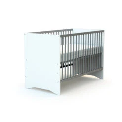 Lit Bébé 60x120 Cotillon AT4 Blanc/gris