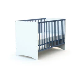Lit Bébé 60x120 Cotillon AT4 Blanc/bleu -MADE4BABY BOUTIQUE cotillon lit bebe 60x120 19