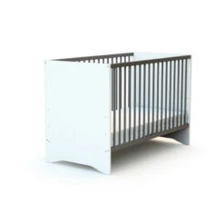 Lit Bébé 60x120 Cotillon AT4 Blanc/taupe