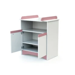 Meuble à Langer Cotillon AT4 Blanc/rose -MADE4BABY BOUTIQUE cotillon meuble a langer 10