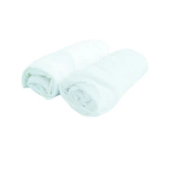 Lot De 2 Drap-housse 70x140 DOMIVA Blanc/blanc