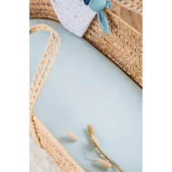 Drap-housse 40x80 En Coton Bio KADOLIS Bleu Céladon -MADE4BABY BOUTIQUE drap housse coton bio 38