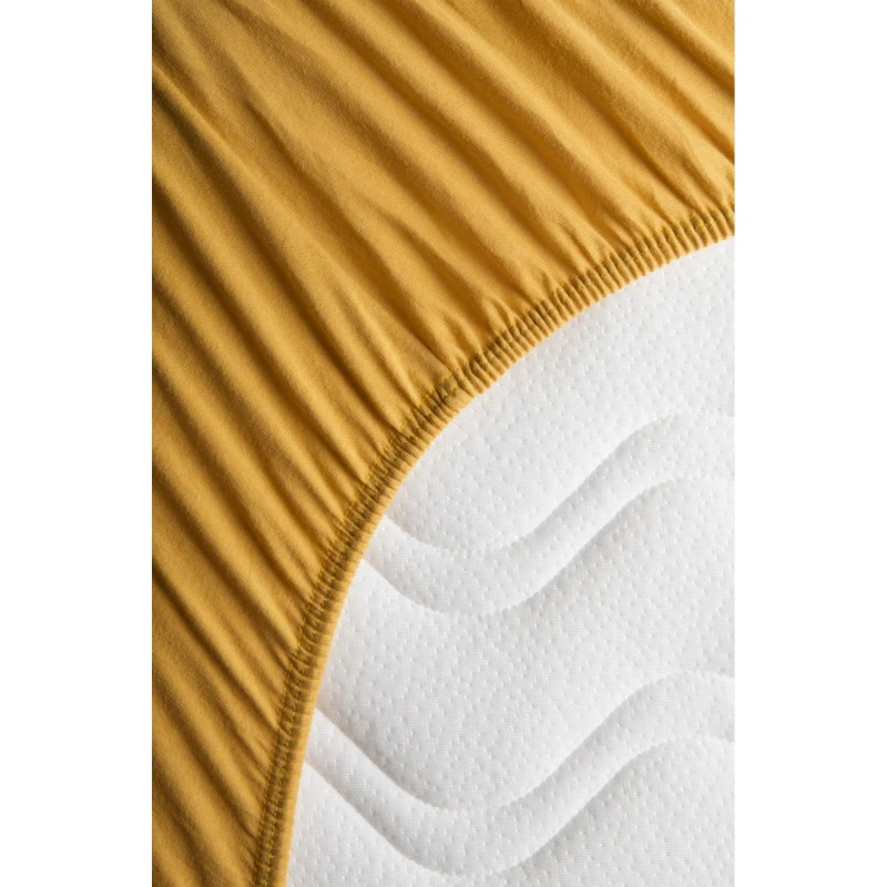 Drap-housse 70x140 En Coton Bio KADOLIS Miel 5 Drap-housse 70x140 En Coton Bio KADOLIS Miel – Image 3