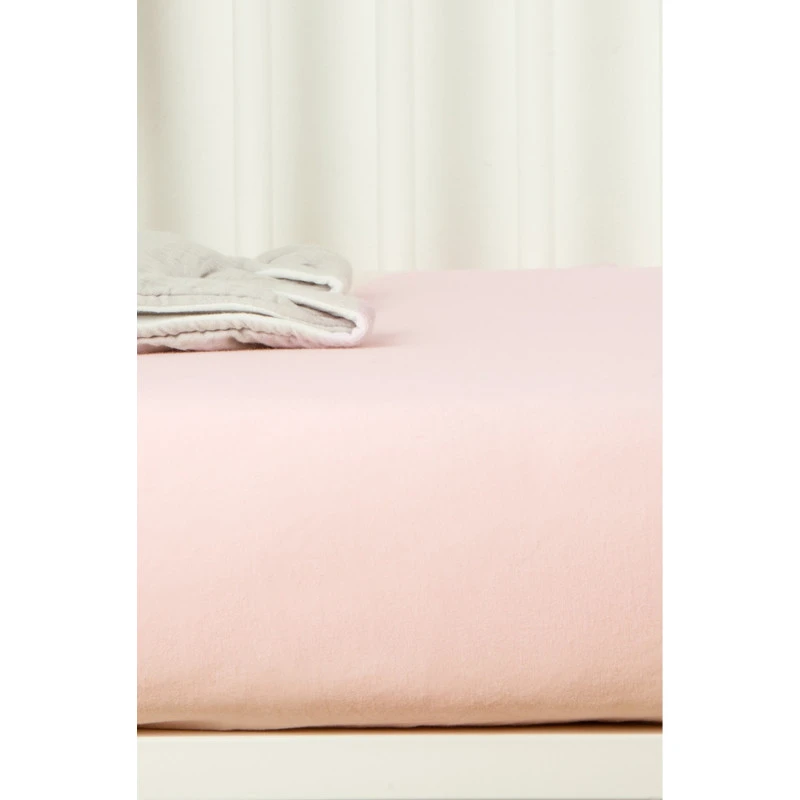 Drap-housse 60x120 En Coton Bio KADOLIS Rose 5 Drap-housse 60x120 En Coton Bio KADOLIS Rose – Image 3