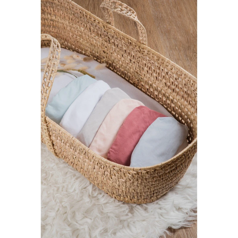 Drap-housse 40x80 En Coton Bio KADOLIS Rose Nude 6 Drap-housse 40x80 En Coton Bio KADOLIS Rose Nude – Image 4