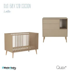 Duo Chambre Cocoon 60x120 QUAX Latte