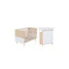 Chambre Duo Nature Avec Lit 70x140 Et Commode De Bain MICUNA Waterwood Blanc -MADE4BABY BOUTIQUE duo nature 70 avec commode bain