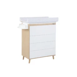 Chambre Duo Nature Avec Lit 70x140 Et Commode De Bain MICUNA Waterwood Blanc -MADE4BABY BOUTIQUE duo nature 70 avec commode bain 3