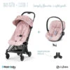 Duo Poussette Coya + Cloud T CYBEX Simply Flowers, Light Pink -MADE4BABY BOUTIQUE duo poussette coya cloud t cybex simply flowers light pink